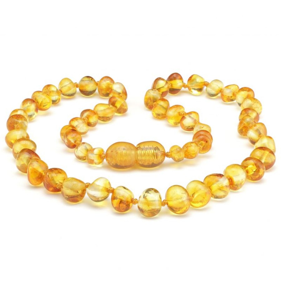 Baltic Amber Necklaces & Amber Bracelets Zebra Babies | Amber Necklace Honey | Baby 32Cm