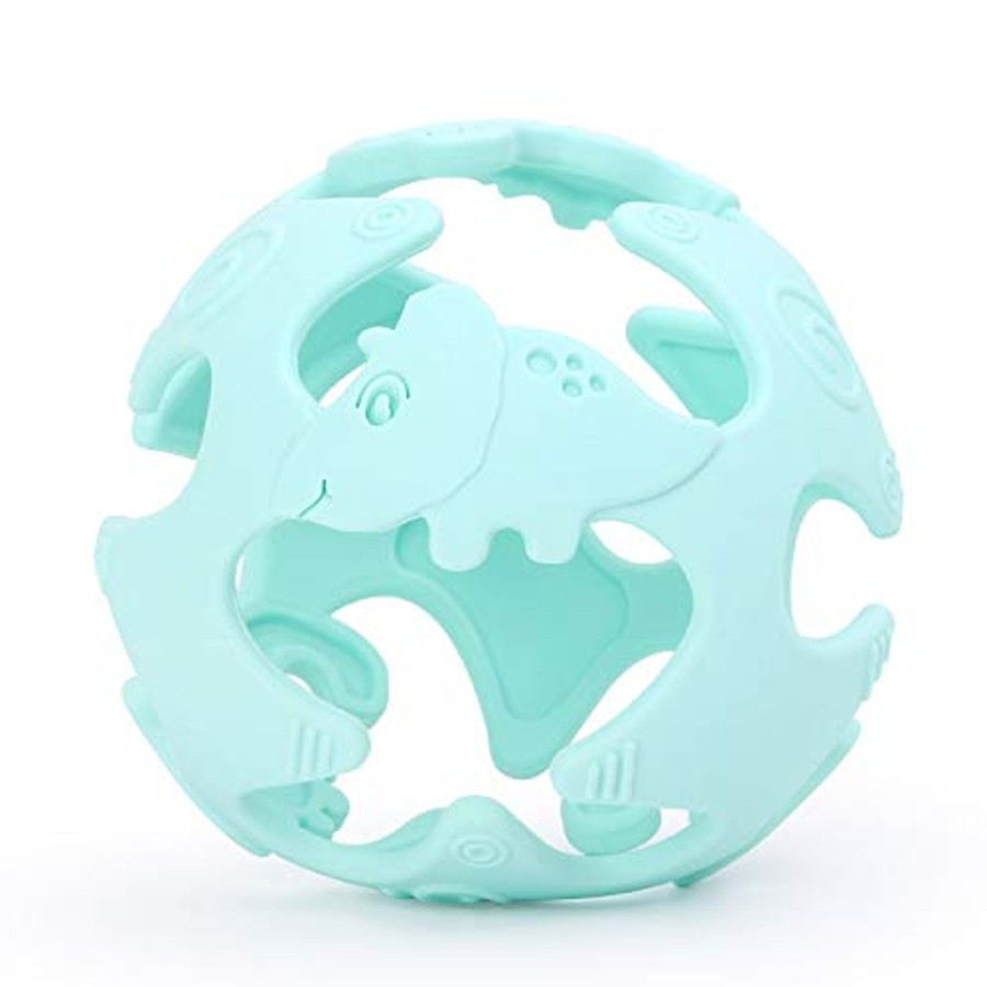 Toys Teething & Play Toys Zebra Babies | Silicone Dinosaur Sensory Teething Ball