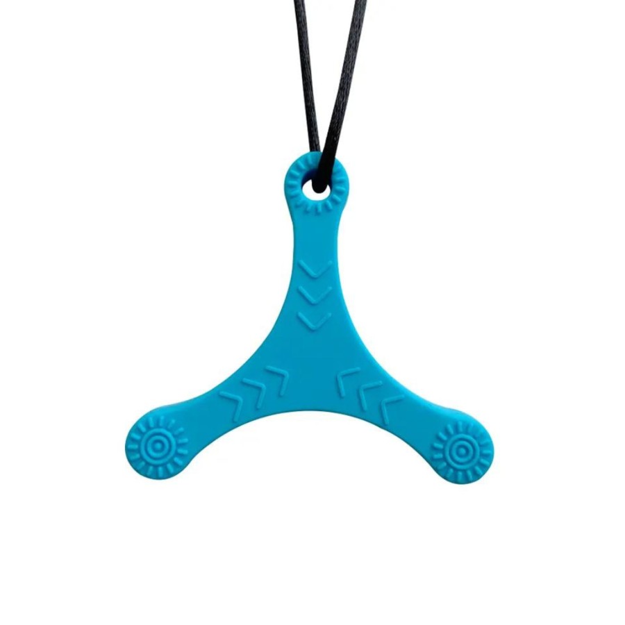 Sensory Stuff Zebra Babies | Triangle Spinner Pendant Silicone Sensory Necklace