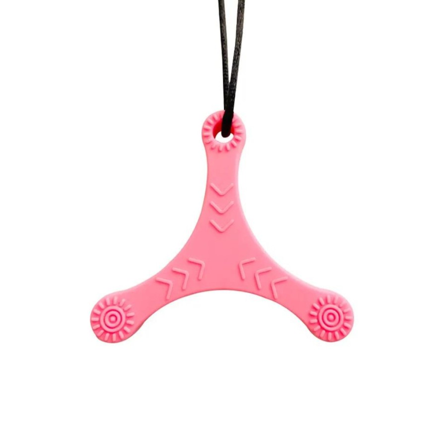 Sensory Stuff Zebra Babies | Triangle Spinner Pendant Silicone Sensory Necklace