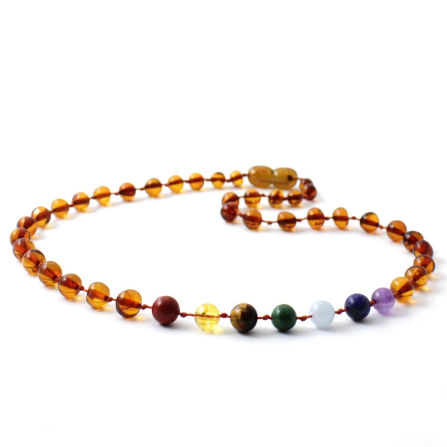 Baltic Amber Necklaces & Amber Bracelets Zebra Babies | Amber Necklace Cognac Chakra | Baby 36Cm