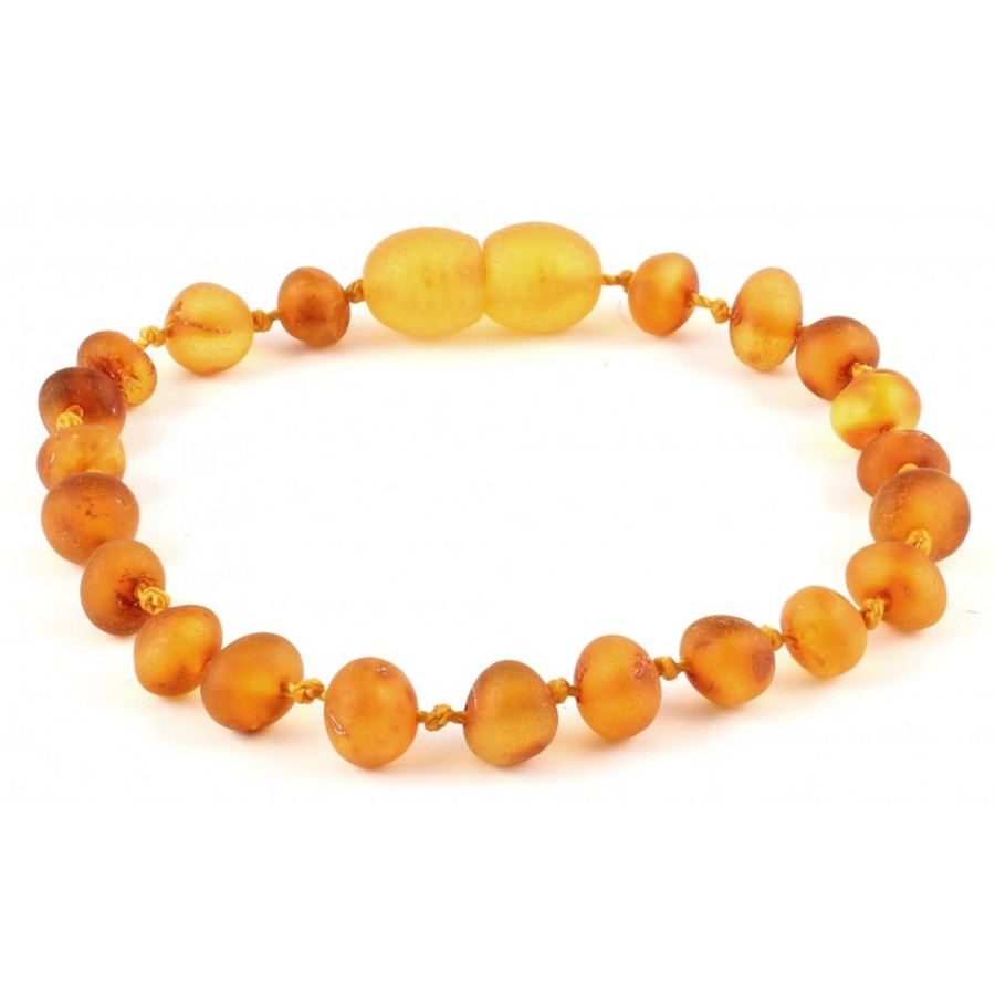 Baltic Amber Necklaces & Amber Bracelets Zebra Babies | Amber Bracelet Honey Raw | Baby 14Cm