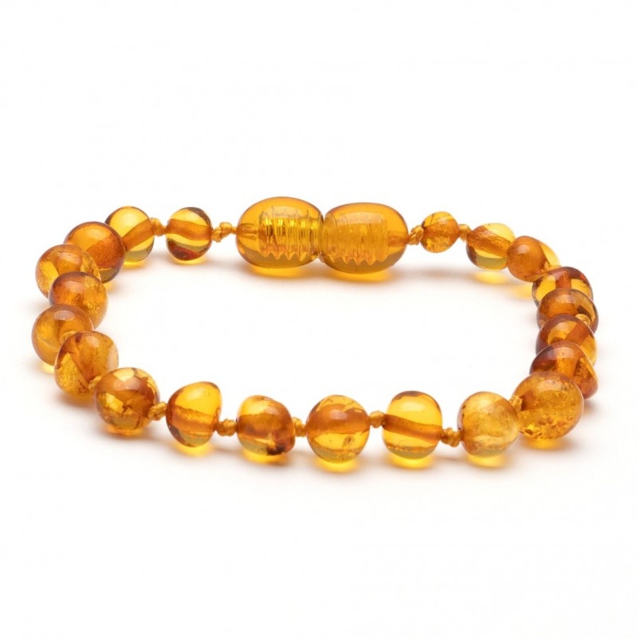 Baltic Amber Necklaces & Amber Bracelets Zebra Babies | Amber Bracelet Honey | Baby 14Cm