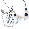 Silicone Jewellery Zebra Babies | Kara Necklace