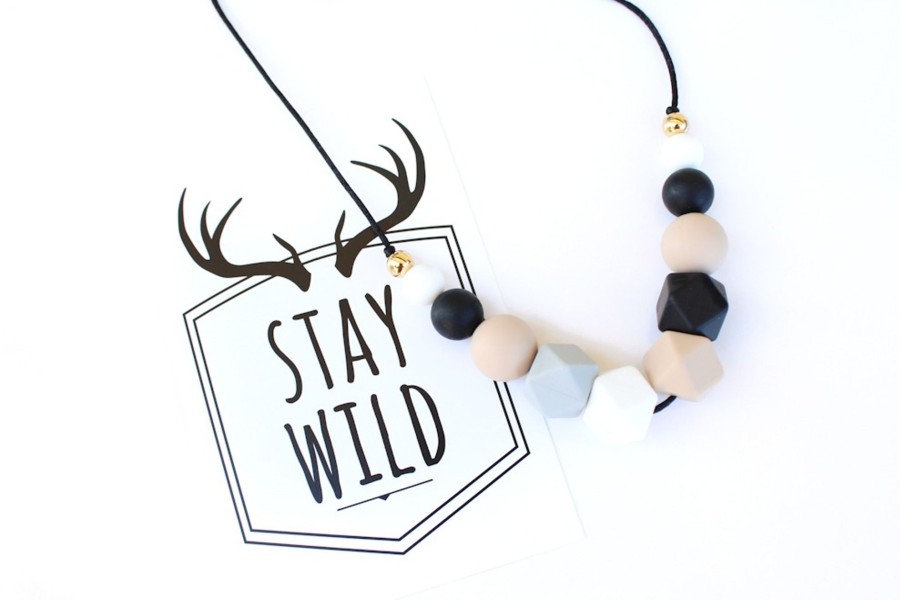 Silicone Jewellery Zebra Babies | Kara Necklace