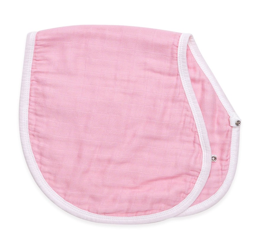 Burp Cloths & Dribble Bibs Zebra Babies | Burp Cloth Bib Organic Bamboo Cotton Baby Pink