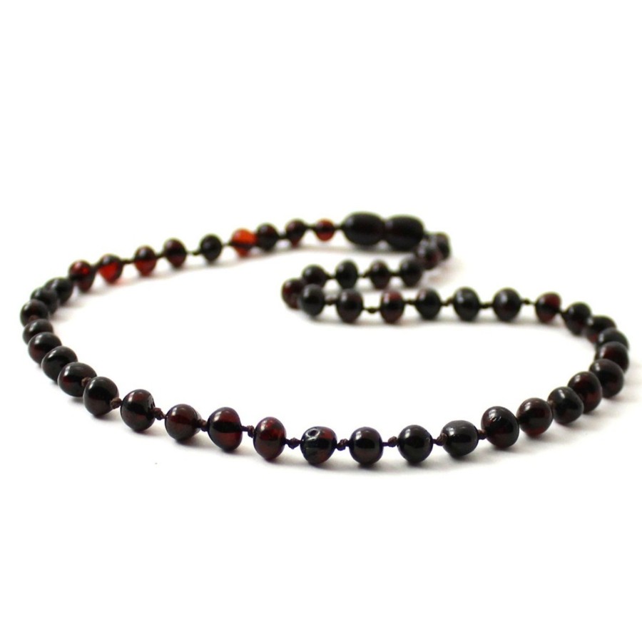 Baltic Amber Necklaces & Amber Bracelets Zebra Babies | Amber Necklace Cherry | Child 38Cm