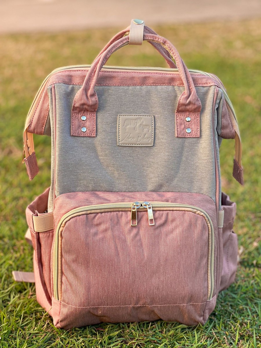 Nappy Bag Baby Backpacks Zebra Babies | Nappy Bag Backpack Dusty Pink And Grey Essential