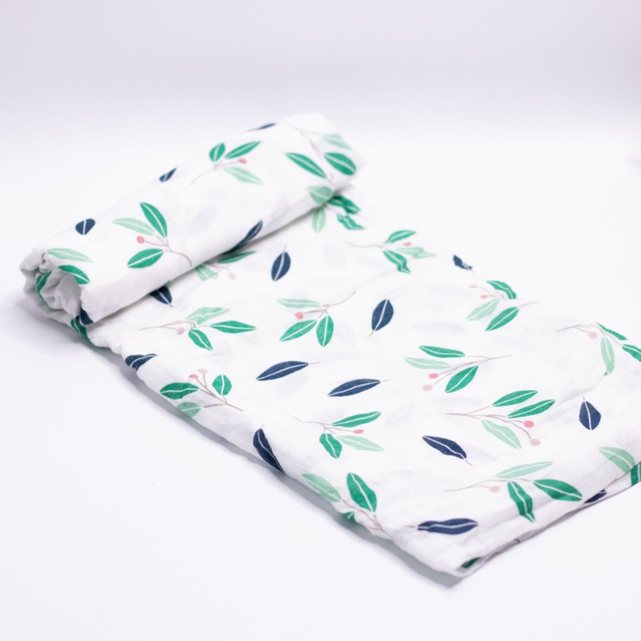 Muslin Swaddle Blankets Zebra Babies | Swaddle Blankets Bamboo Cotton Leafy