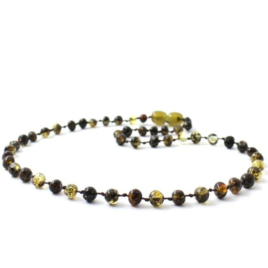 Baltic Amber Necklaces & Amber Bracelets Zebra Babies | Amber Necklace Green | Baby 32Cm